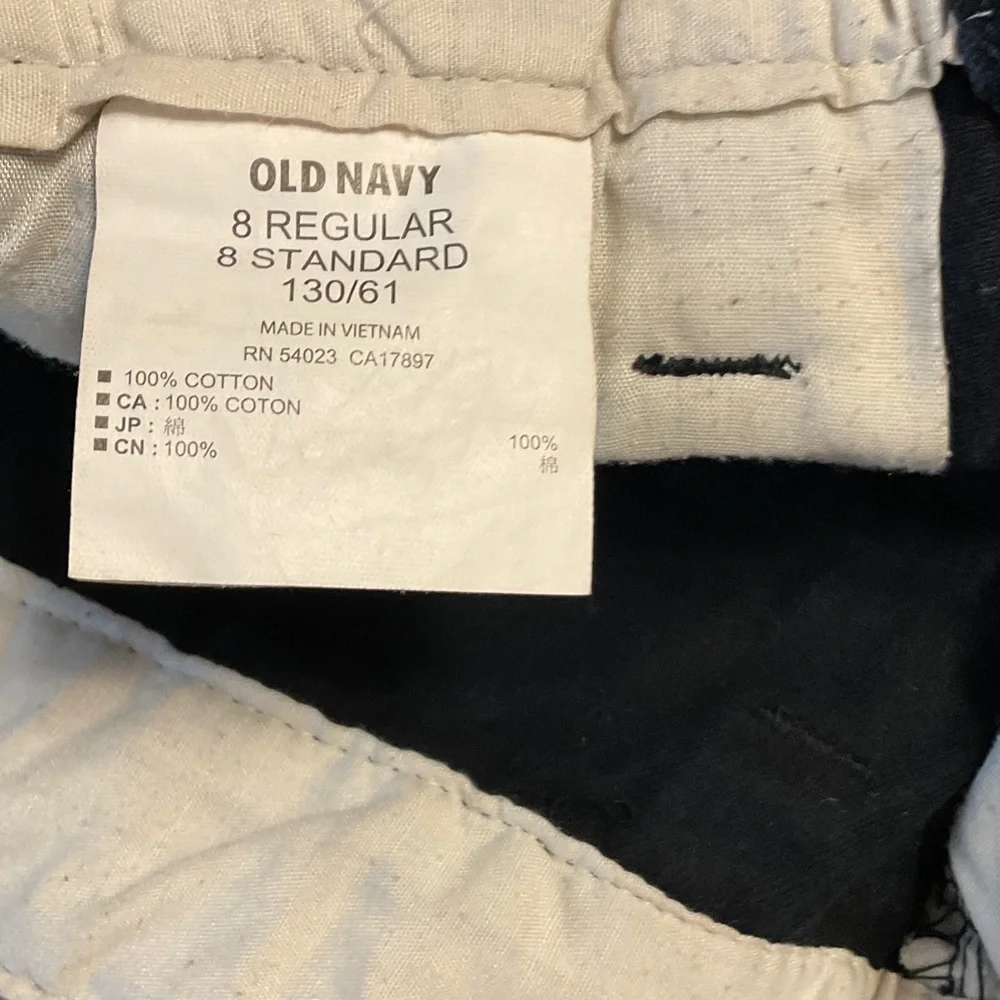 Old Navy Kids Black Cargo Shorts